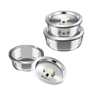 304不锈钢玻璃耐高温蒸碗专用碗