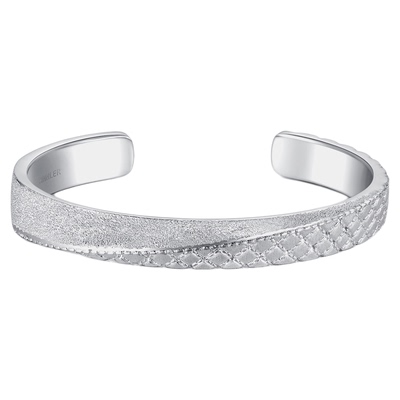 CINNLER编织菱格纹钉砂手镯