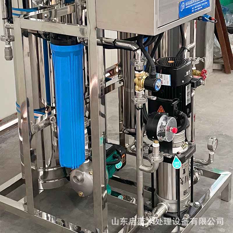 工厂直发 0.5T吨单级反渗透设备 化工蒸馏水制取设备去离子现货