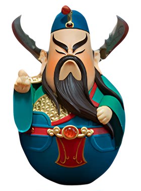 欢喜小将树脂摆件国潮