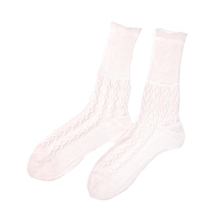 包邮5双!店主实拍老式提花卡丝松口纯丝无弹力锦纶丝袜锦丝短袜女