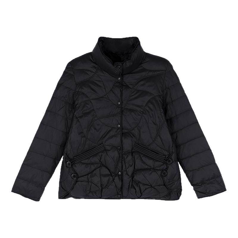 冬季轻薄白鸭绒新款羽绒棉服女