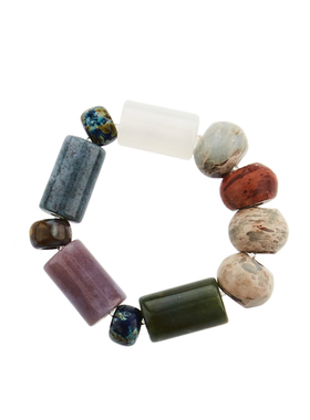 【周震南同款】自然论串珠戒指天然石宝石手工戒指小众高级感