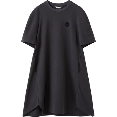 播商场同款宽松廓形短袖连衣裙女秋新品短款裙子BDS3LD3039