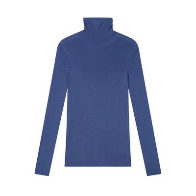 亲肤美丽诺高领精纺超细羊毛衫