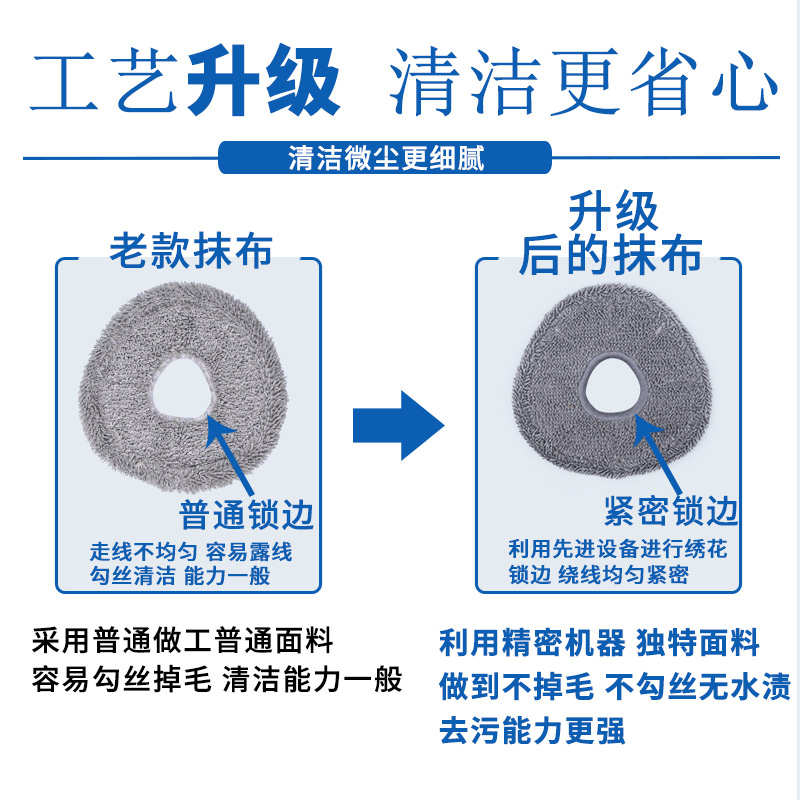 适配云鲸配件J3扫拖机器人边刷滚刷抹布清洗剂尘盒滤网拖布清洁剂