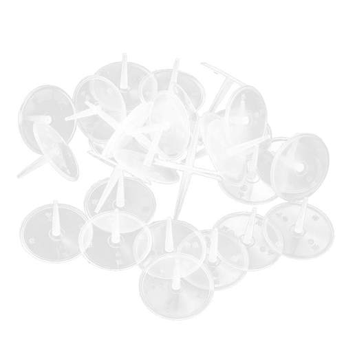 透明塑料底座公仔摆件固定器蛋糕装饰底托插件生日情景配件加厚