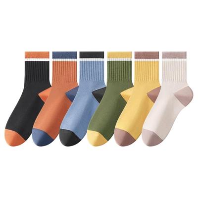 防臭吸汗女款中筒袜|千人加购