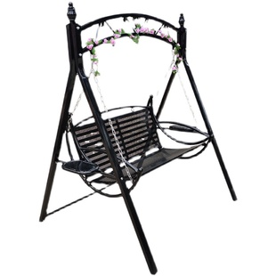 户外双人秋千吊椅懒人椅室内双人家用欧式支架款成人儿童花园吊床