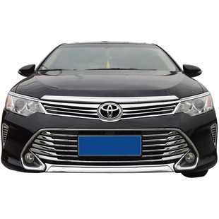 7代凯美瑞前杠饰条七代半中网饰条防撞条前保险杠亮条前脸改装件