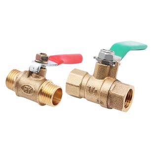 气动管道铜球阀2分3分4分6分DN8DN10D15DN25双外丝内外丝加厚开关