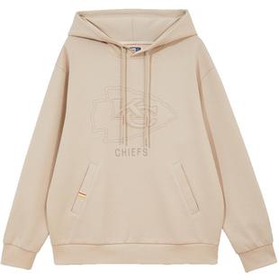 SEASONHIGH24秋冬新款NFL联名宽松基础舒适百搭刺绣连帽卫衣男装