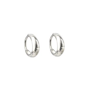 Mercurys水滴纯银耳扣光面通体s925银耳圈小耳垂耳环金色银色耳钉