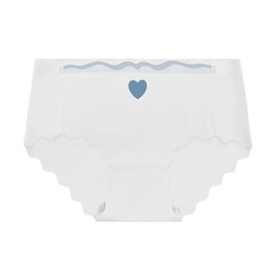 无痕冰丝内裤女生甜美中腰