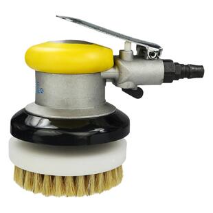 百马35S气动毛刷清洁机尼龙丝钢丝清洗刷子洗鞋机皮具沙发清洗机