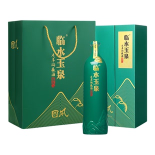 [官方正品]52度临水玉泉足年洞藏酒国风6年浓酱兼香型白酒6瓶整箱