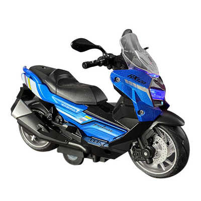 收藏礼品声光回力玩具踏板摩托车