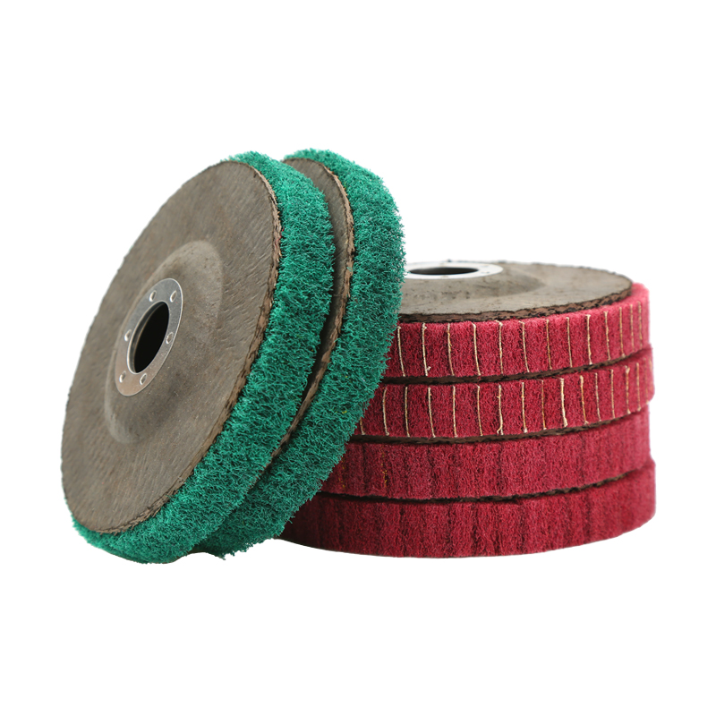 百洁布磨片金属除锈抛光打磨金属拉丝轮抛光轮除锈不锈钢纤维轮