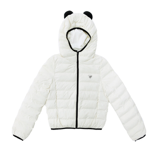 innomoood 熊猫耳朵排骨棉衣连帽内搭保暖秋冬短外套合身显瘦女