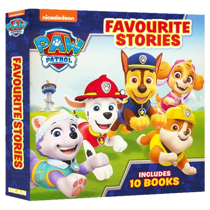 Paw Patrol Boxset 10 titles 狗狗巡逻队10册盒装 图画故事书 绘本 汪汪队立大功 英文原版进口儿童图书