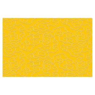 仙堂背景墙纸祥云壁纸客厅壁画民宿墙纸墙布金色祥云图佛堂寺庙