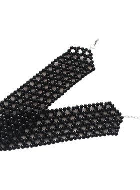 韩版时尚仿珍珠项链女简约锁骨链