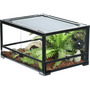 Reptizoo瑞皮爬虫宠守宫饲养箱玻璃生态雨林缸乌龟鬃狮蜥蛇寄居蟹