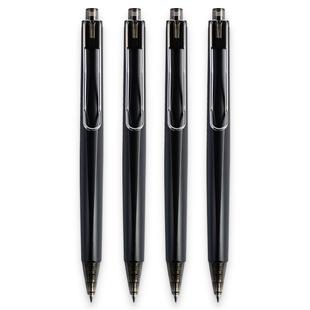 晨光优品速干M3三倍高密度金属中性笔0.5mm子弹头按动笔高档签字水笔学生用黑色磨砂笔杆重手感高颜值J6401
