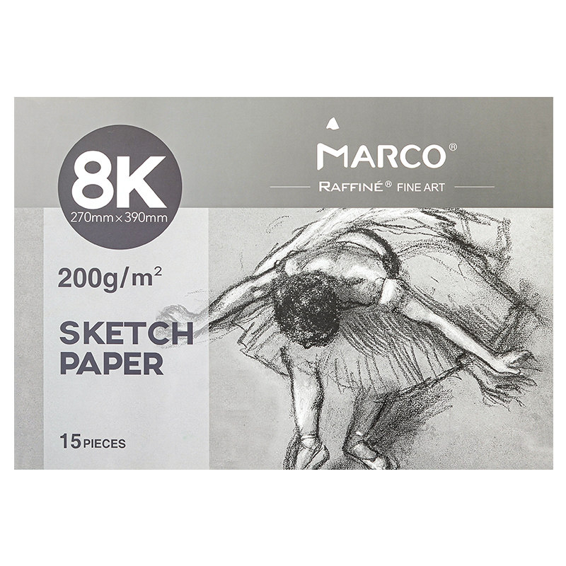 Marco马可彩铅专用纸300g专业级