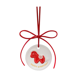 高级感2026马年春节车挂饰平安符汽车后视镜挂件车载香薰车内饰品