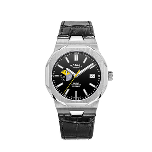 英国ROTARY劳特莱男士手表自动机械表时尚日历窗口送男友新年礼物