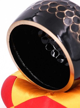 佛具台湾纯铜鱼鳞纹铜磬铜钵铜庆日式铜磬供佛磬佛堂摆件寺庙法器