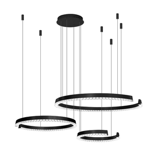 诺克星辉客厅吊灯现代轻奢简约大气意式圆环形复式楼吊灯餐厅主灯