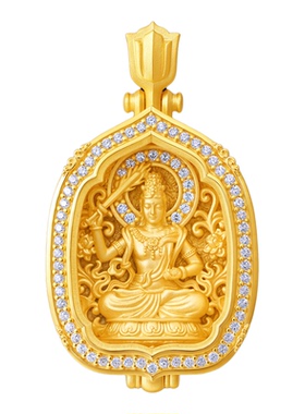 十二生肖本命佛吊坠男女款