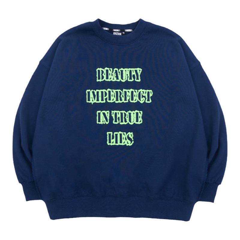 XXZXX美式圆领卫衣印花套头长袖男女潮牌童装亲子装秋季新款 0259