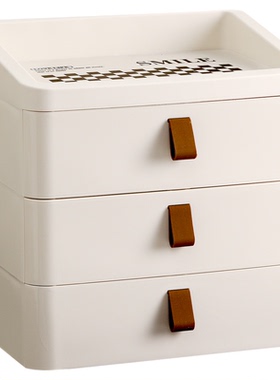 奶油风入户门玄关鞋柜收纳盒