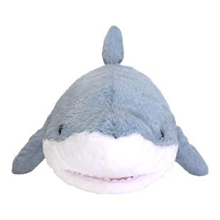 日本sunlemon仿真大鲨鱼公仔毛绒玩具正版安抚玩偶抱枕娃娃礼物