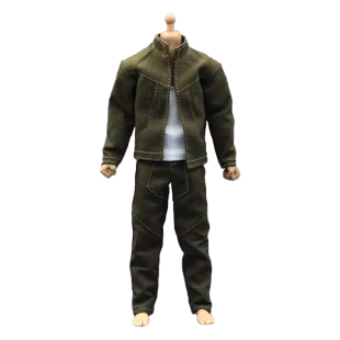 新款112 兵人衣服装男 6寸可动人偶蚂蚁潮流玩具夹克裤子套装现货