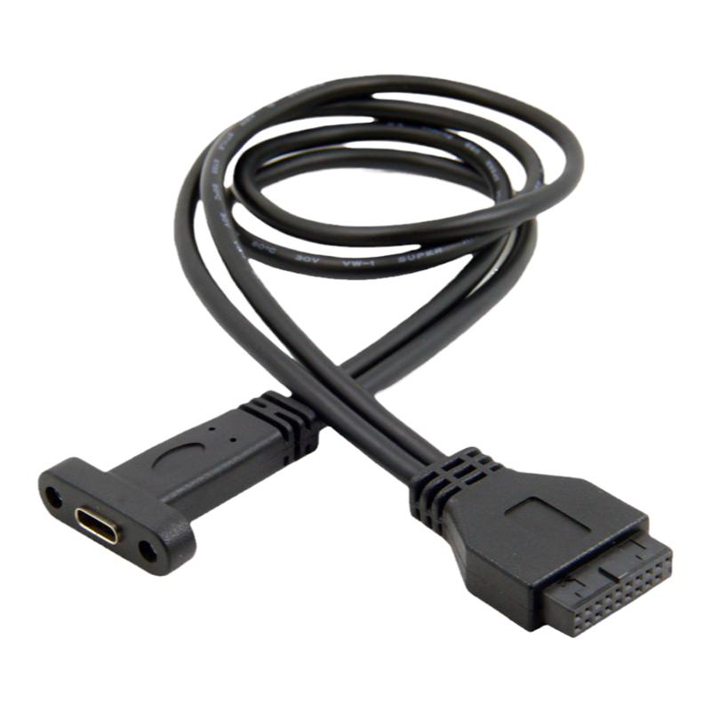 适用USB-C母转3.019pin转接线