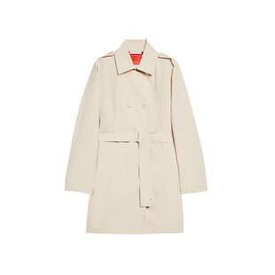 【甄选惠享】MAX&Co.2025春夏粗横棱纹风衣外套6021035302