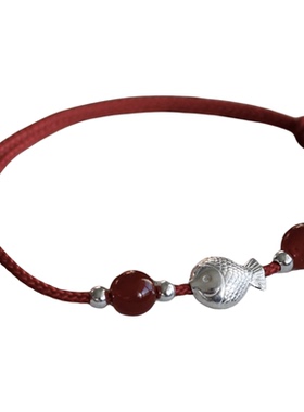 手链红绳好运锦鲤上岸幸运手绳