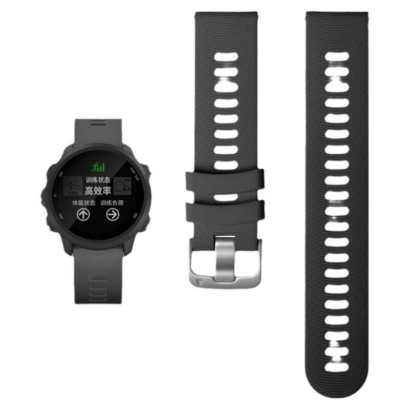 佳明Forerunner245/645M/Vivoactive3/Vivomove/Venu SQ/VMHR智能手表表带