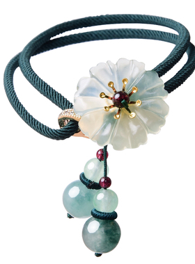 古风手链女复古中国风水草玛瑙