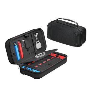 bibuks适用于任天堂Switch收纳包保护套oled手柄分体收纳整理ns游戏卡带盒充电器收纳便携底座lite配件硬包