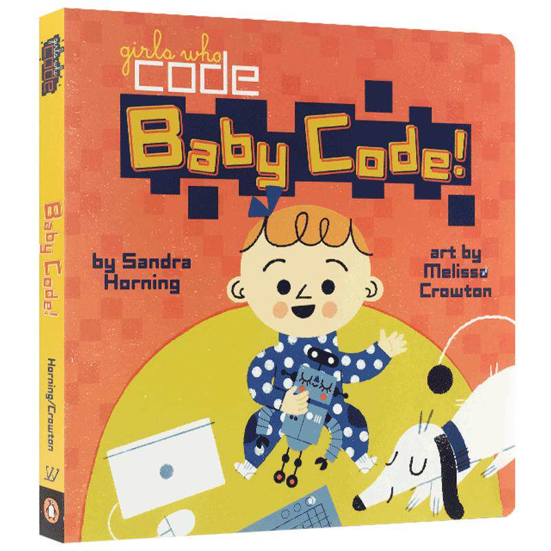 STEAM 宝宝编程启蒙: 编程与生活 BABY CODE!儿童启蒙纸板书 3-6岁英文读物幼儿STEM 科学启蒙图画书幼儿科普英语英文原版绘本