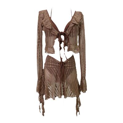 不晚女三角纯欲分体泳衣性感显瘦