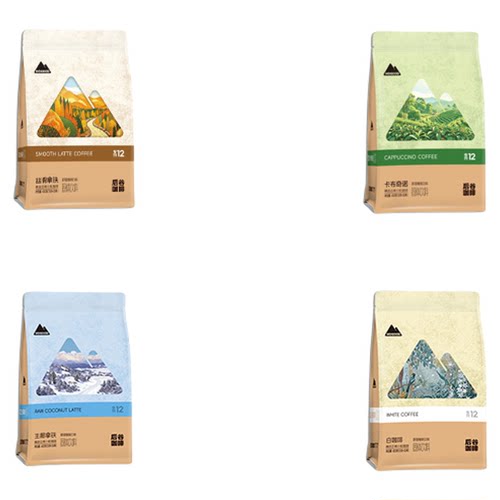 后谷生椰拿铁卡布奇诺蓝山咖啡三合一速溶条装袋装云南小粒咖啡粉