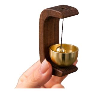 商铺进门提醒铃铛挂门上入户风铃磁吸木质门铃店铺开门感应提示铃