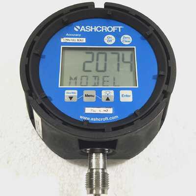 ASHCROFT MODEL 2074 DIGITAL PRESSURE GAUGE 452074SD15LXBL250