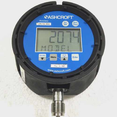 ASHCROFT MODEL 2074 DIGITAL PRESSURE GAUGE 452074SD15LXBL250
